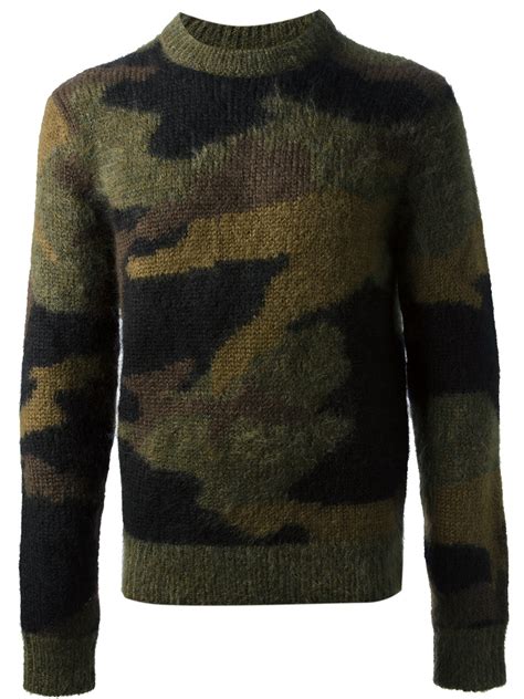 michael kors mens camo sweater|Michael Kors cashmere sweater.